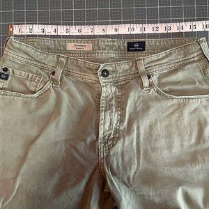 AG Jeans Faded Olive Green Graduate Pants - Size 32x29